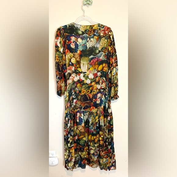 Samantha Pleet banquet dress in harvest print - Picture 10 of 13